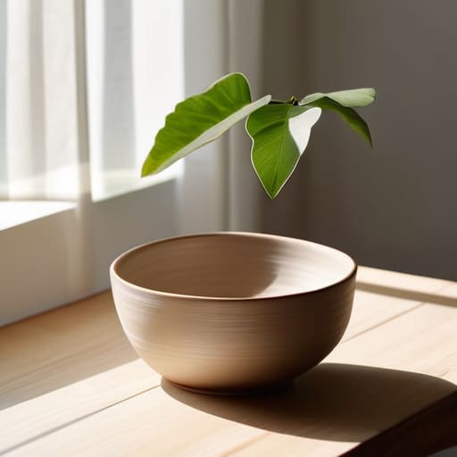Minimalism reflecting simplicity and possessions.